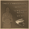A Girls Basketball 1000 Pt Club Plaque for a Hall of Fame